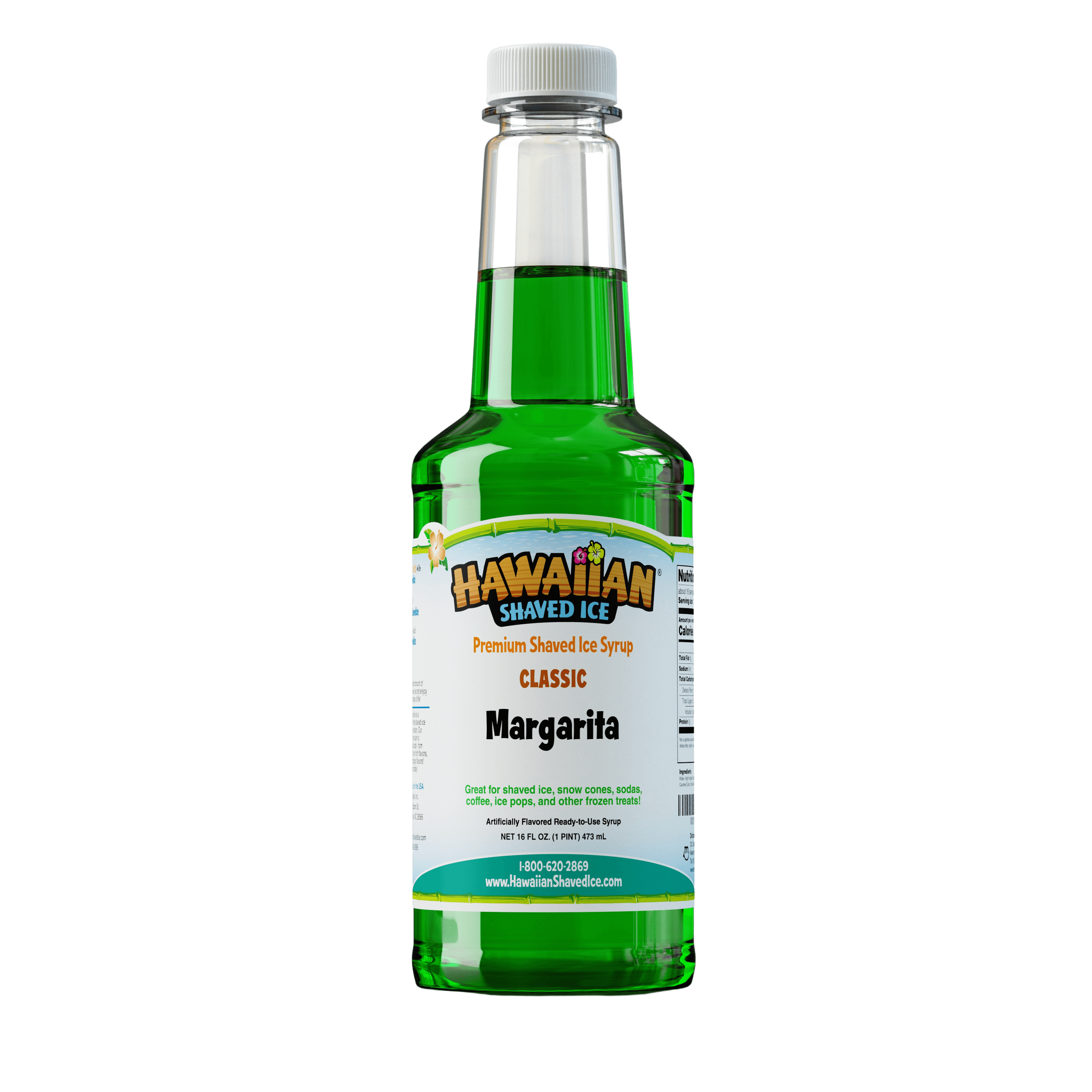 Hawaiian Shaved Ice Margarita Shaved Ice & Snow Cone Flavored Syrup