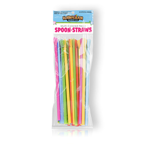 Neon Spoon Straws