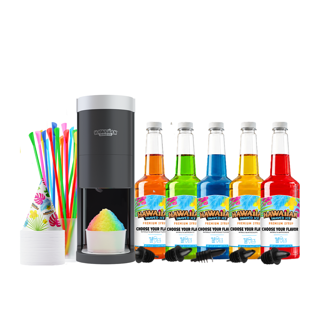 Hawaiian Shaved Ice® Ultimate HomePro Shaved Ice Kit with a shaved