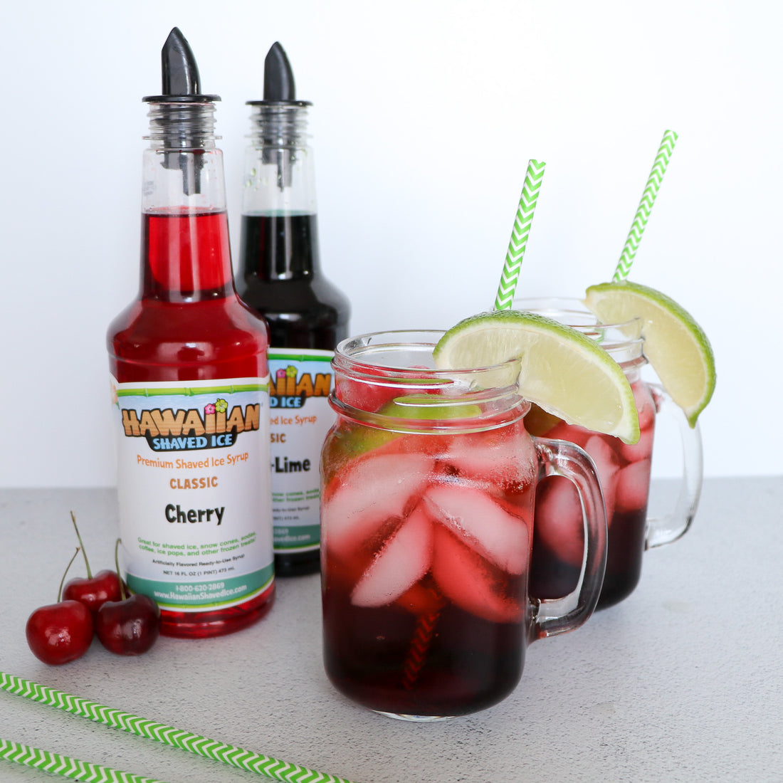 Hawaiian Shaved Ice® Cherry Limeade sparkling beverage
