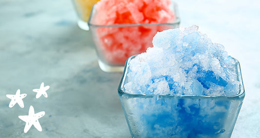 Quick Pour Shaved Ice Recipes for July 4th