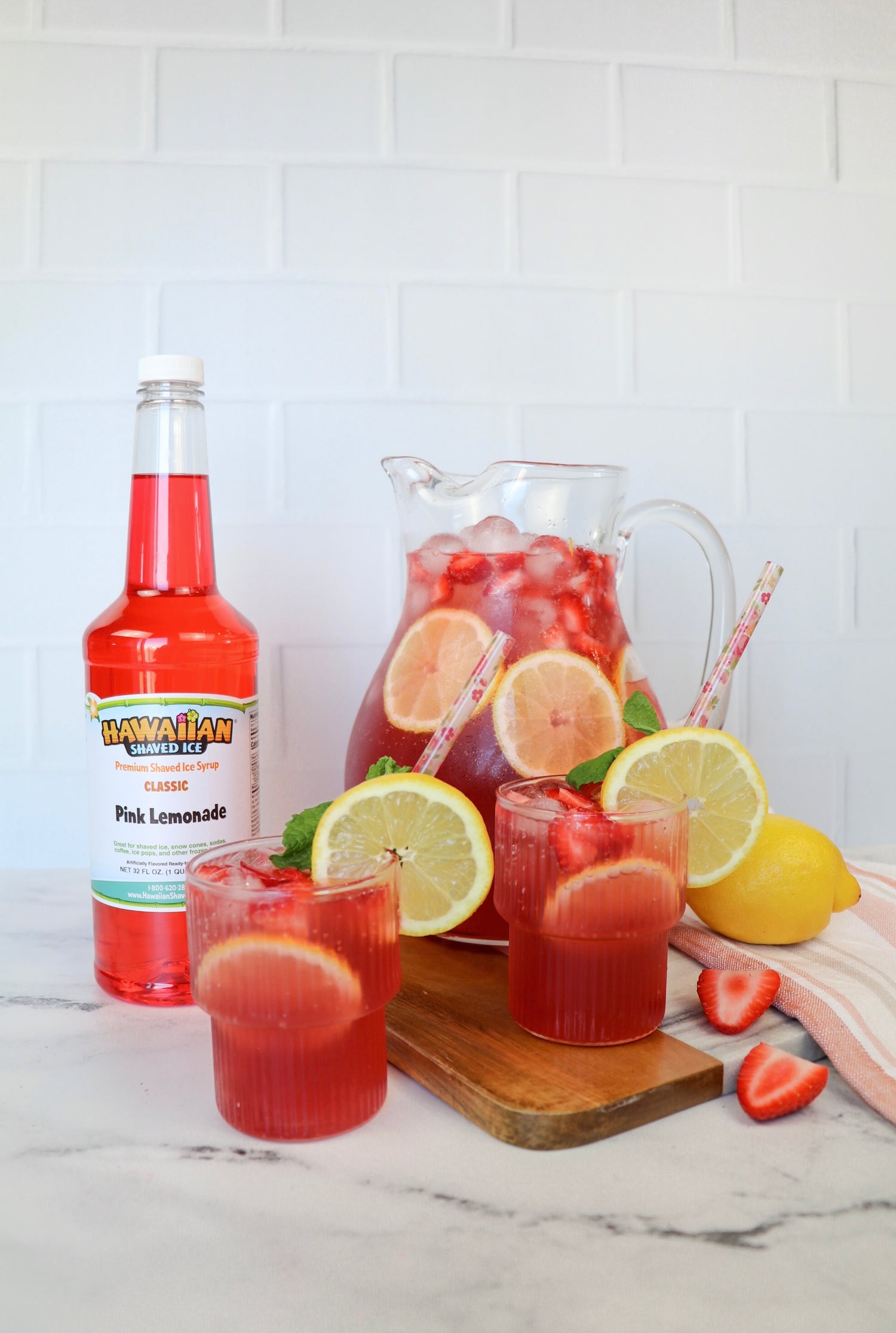 Pink Lemonade Spritzer – Hawaiian Shaved Ice