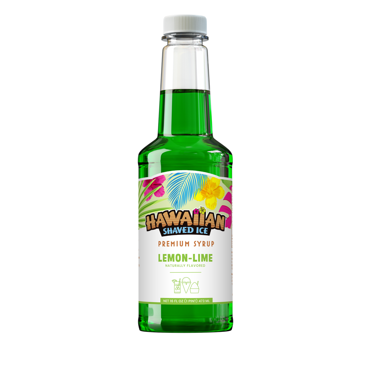 Cool Melon Syrup Mix For Snow Cones & Shaved Ice - Quart Size By Summer Snow