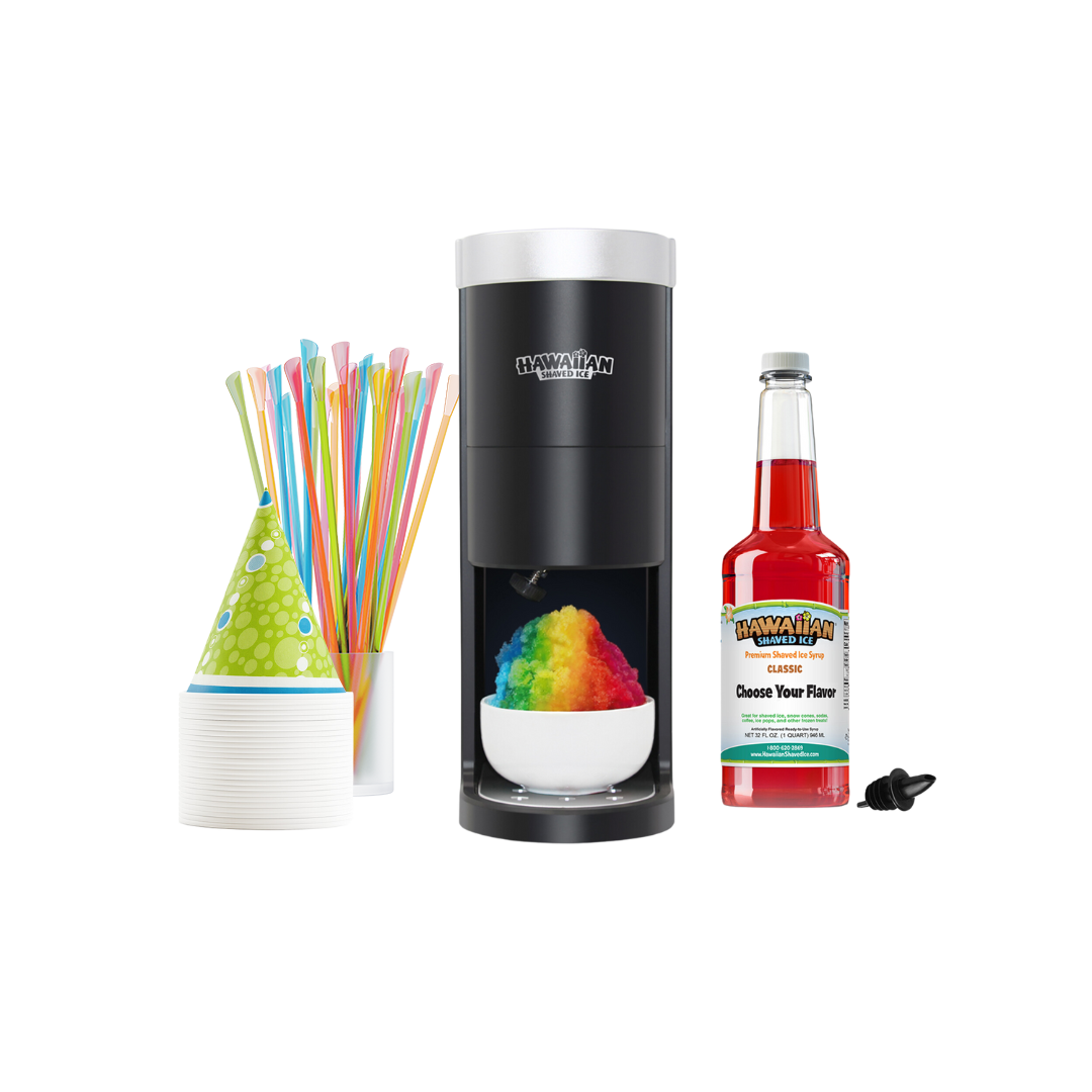 Ice Kit HomePro Shaved Ice Starter Kit, Hawaiian Shaved Ice® Machine, 1 Quart ...