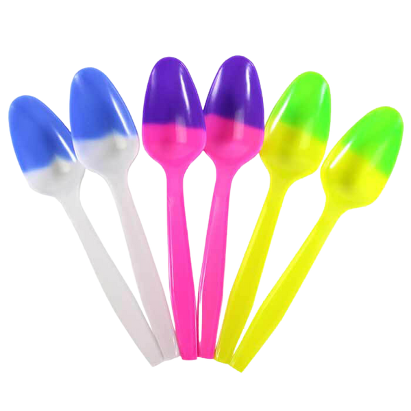 Color Changing Spoons 50-Pack | Hawaiian Shaved Ice