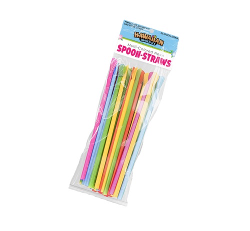 pack of rainbow spoon straws